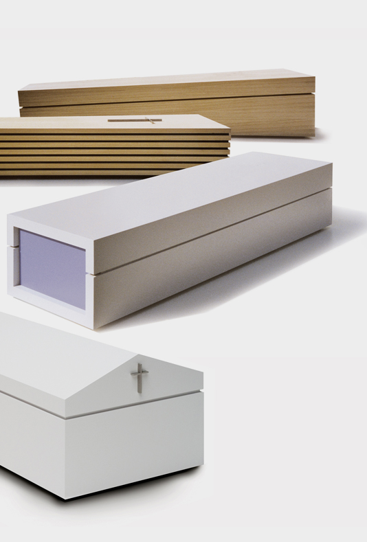 coffins and urns